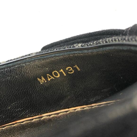 Louis Vuitton Retro Vintage Monogram Bow Denim Slides Mules Sandals 36.5 - Picture 10 of 11